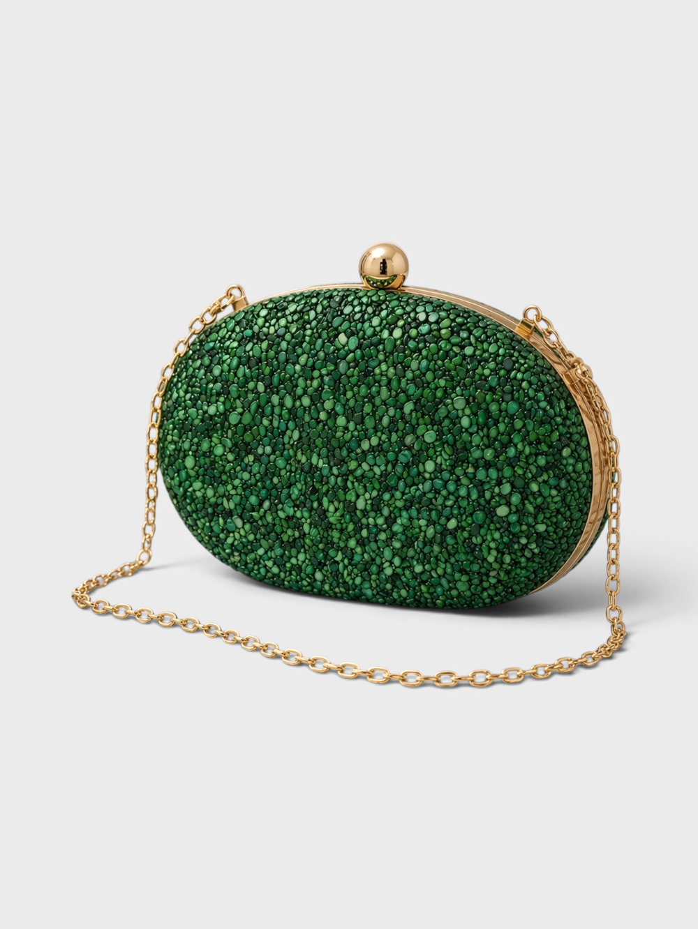 Bolsa Clutch Feminina Rainbow Royale com Pedrarias