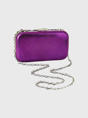 Clutch Feminina Lantejoulas Diamond Roxa