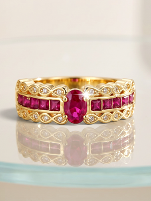 Anel Feminino Victoria Rubi