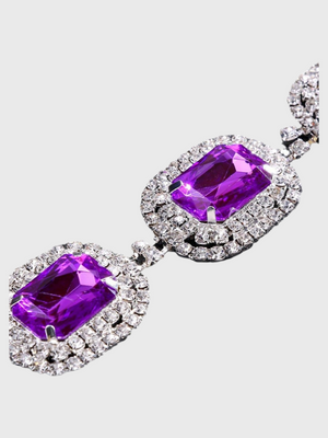 Conjunto Feminino Geométrico Lumière Roxo