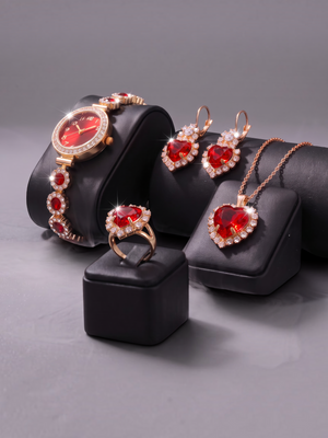 Conjunto Feminino Red Royale 5 Peças