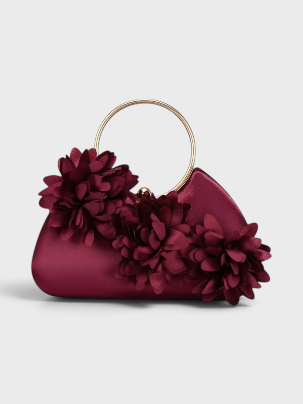 Bolsa Clutch Feminina Floral Pétala Lumière