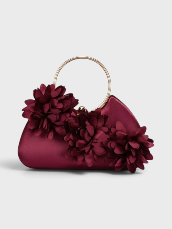 Bolsa Clutch Feminina Floral Pétala Lumière