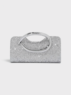 Bolsa Clutch Feminina Majesté Prata