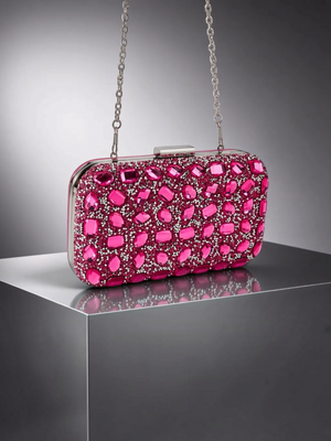Bolsa Clutch Feminina Éclat com Strass